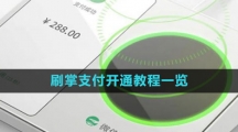 《微信》刷掌支付开通教程一览