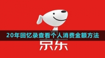 《京东》20年回忆录查看个人消费金额方法