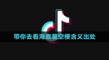 带你去看海底星空梗含义出处介绍