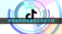 《抖音》李佳琦吹羽毛梗含义出处介绍