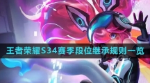 《王者荣耀》S34赛季段位继承规则一览