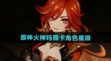 《原神》火神玛薇卡角色星级介绍