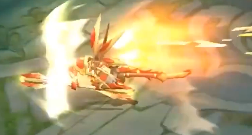 《王者荣耀》孙悟空零号赤焰联动皮肤特效展示