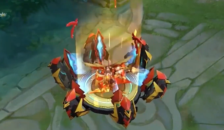 《王者荣耀》孙悟空零号赤焰联动皮肤特效展示