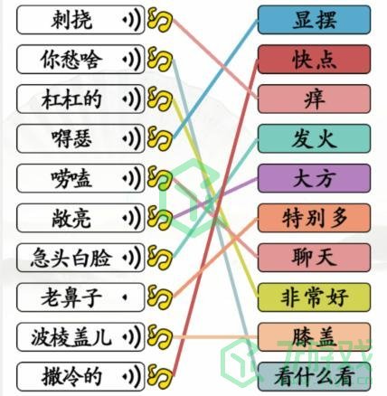 《汉字找茬王》连线东北通关攻略介绍