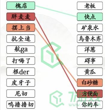 《汉字找茬王》连线疆普通关攻略介绍