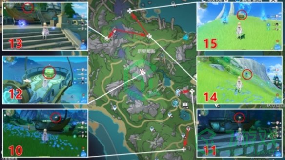 《原神》枫丹庭区奇馈宝箱位置一览