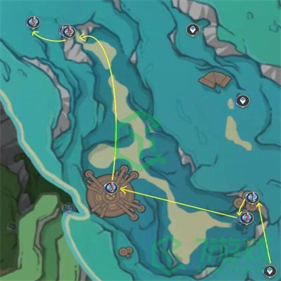 《原神》4.1芒索斯山东麓水神瞳收集路线一览