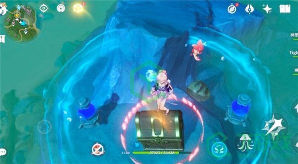 《原神》4.1枫丹热水池宝箱解谜方法