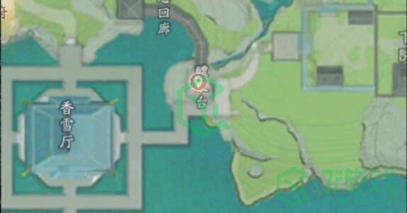 《射雕手游》吟咏台位置大全