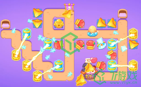 《保卫萝卜4》阿波与魔法宝藏第2关通关攻略