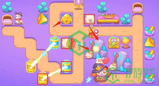 《保卫萝卜4》阿波与魔法宝藏第2关通关攻略