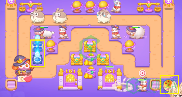 《保卫萝卜4》阿波与魔法宝藏第20关通关攻略