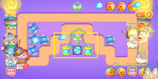 《保卫萝卜4》阿波与魔法宝藏第20关通关攻略