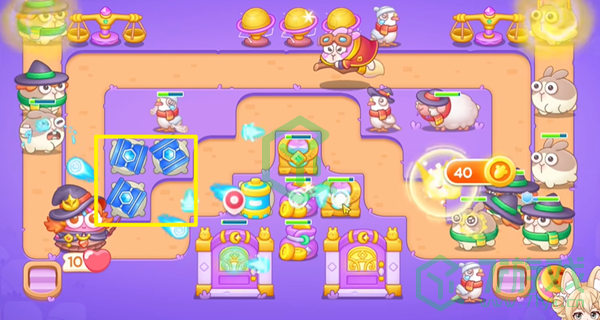 《保卫萝卜4》阿波与魔法宝藏第20关通关攻略