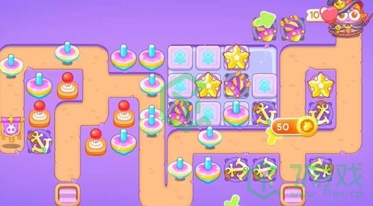 《保卫萝卜4》阿波与魔法宝藏第64关通关攻略