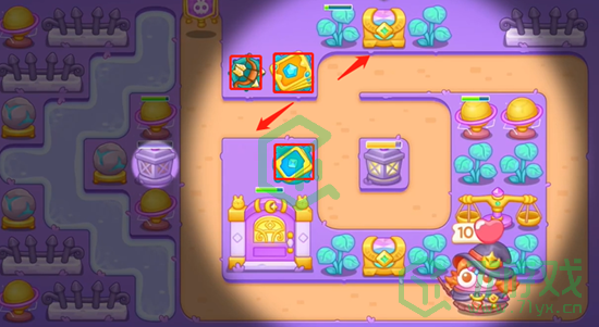 《保卫萝卜4》阿波与魔法宝藏第66关通关攻略