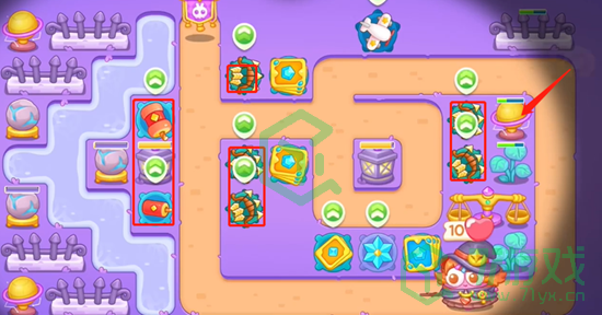 《保卫萝卜4》阿波与魔法宝藏第66关通关攻略