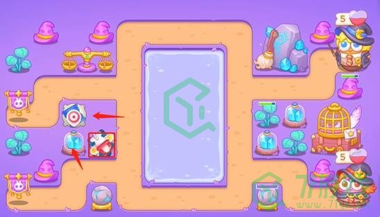 《保卫萝卜4》阿波与魔法宝藏第67关通关攻略