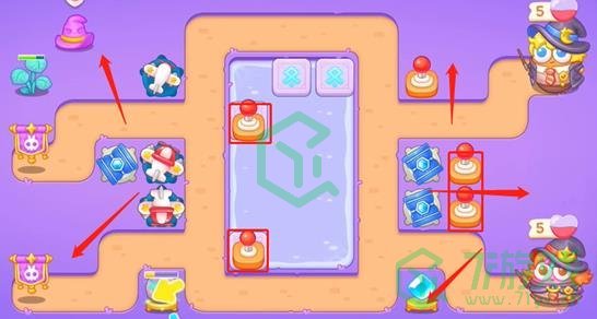 《保卫萝卜4》阿波与魔法宝藏第67关通关攻略