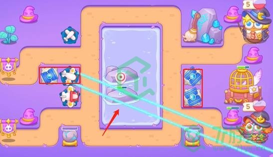 《保卫萝卜4》阿波与魔法宝藏第67关通关攻略