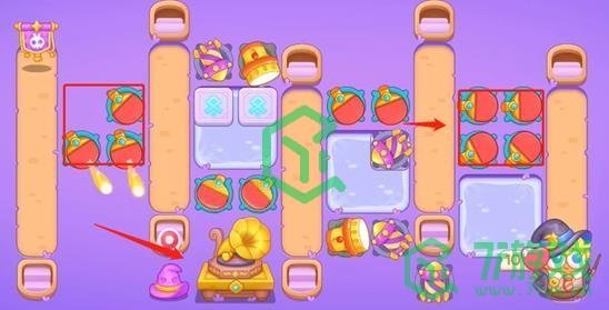 《保卫萝卜4》阿波与魔法宝藏第68关通关攻略