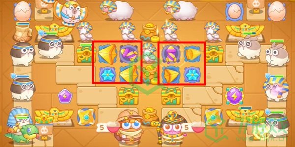 《保卫萝卜4》法老归来第37关通关攻略