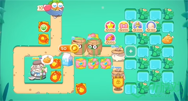 《保卫萝卜4》秋天DE第一杯奶茶第3关通关攻略