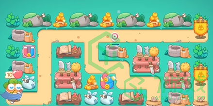 《保卫萝卜4》秋天DE第一杯奶茶第8关通关攻略